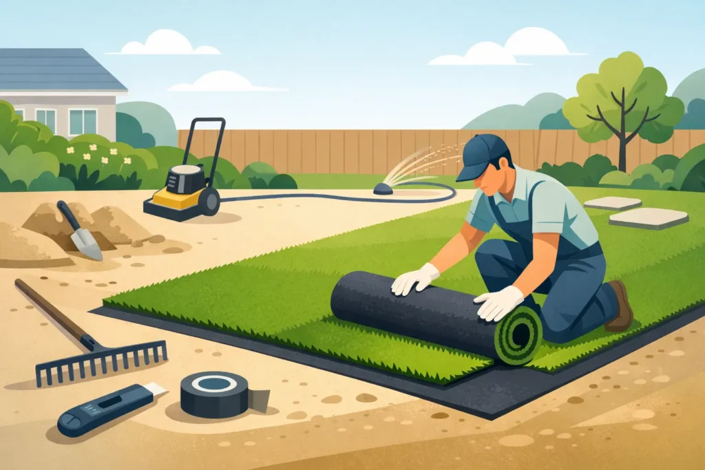 Artificial Lawn Installation Guide