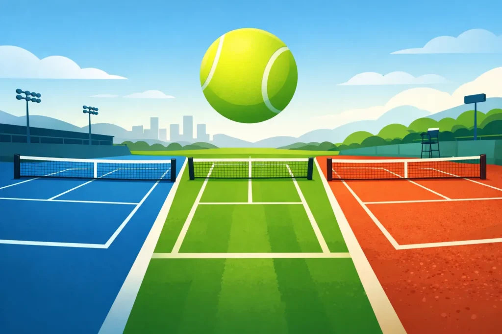 Best Tennis Court Surfaces Compared
