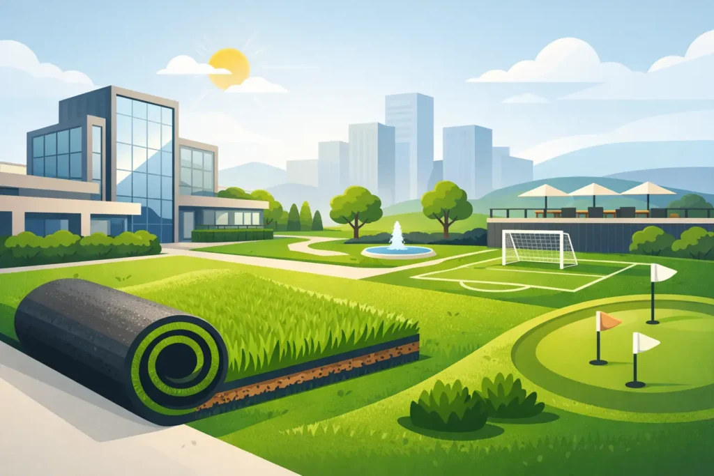 Commercial Artificial Grass Solutions That Last