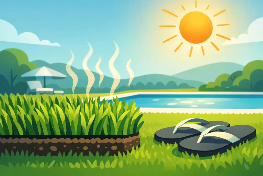 Does Synthetic Turf Get Hot in Summer?