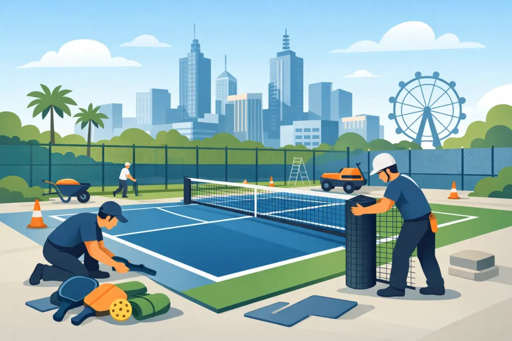 Pickleball Court Installation Melbourne