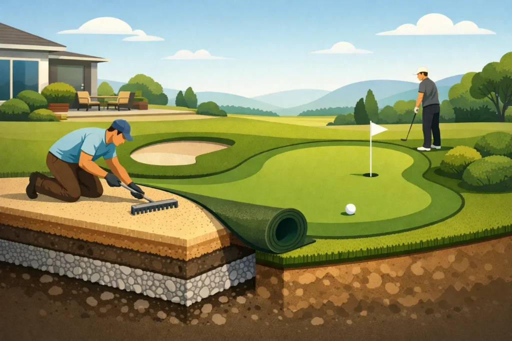 How to Install a Putting Green That Plays True