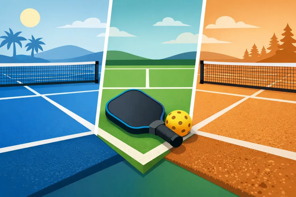 Pickleball Court Surface Comparison for Better Play